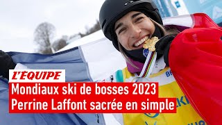 La reine du ski de bosses Perrine Laffont sacrée championne du monde en simple