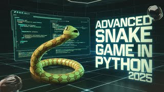 🐍 Ultimate Python Snake Game 2025 | Full Code Tutorial & Gameplay 🎮 | Python Game Dev