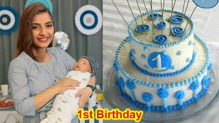 Sonam Kapoor Boss Baby Vayu 1st Grand Birthday Celebrations and cute cake