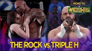 Road to Wrestlemania 34 - The Rock vs Triple H