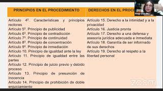 La Importancia de los Principios en el Sistema Acusatorio" por la Mtra. Betzabé Ramírez.