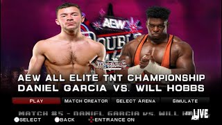 AEW TNT CHAMPIONSHIP-DANIEL GARCIA VS WILL HOBBS