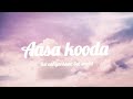 | Aasa kooda (lyric video) - Sai abhyankkar | waves of solace |