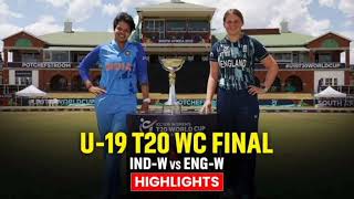India Women U19 vs England Women U19 Final ICC T20 World Cup Cricket Match Full Highlights