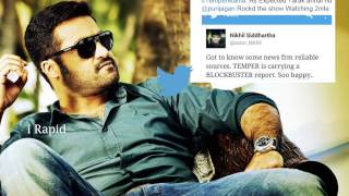 Celebrity Tweets On NTR's Temper Movie | Kajal Aggarwal | Puri Jagannadh | Bandla Ganesh