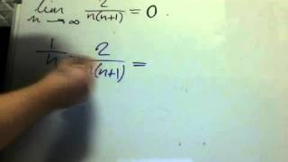 First example of proving convergence of a sequence.