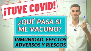 COVID 19| VACUNACIÓN e INMUNIDAD después de ENFERMARSE por CORONAVIRUS