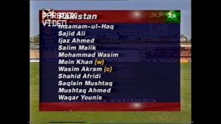 MATCH HIGHLIGHTS : Pakistan 51/7 & still WON the Match - Zimbabwe Vs Pakistan 1997
