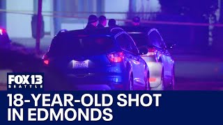 18-year-old shot by multiple suspects in Edmonds | FOX 13 Seattle