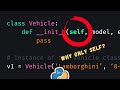 Why self is used in Python classes?