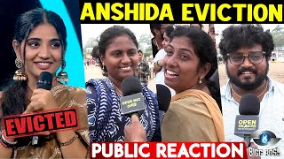 Anshida Eviction Public Opinion | BB8 Tamil | Bigg Boss Anshida evicted Public Speech | Anshida fans