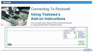 Using Yaskawa's Add-on Instructions