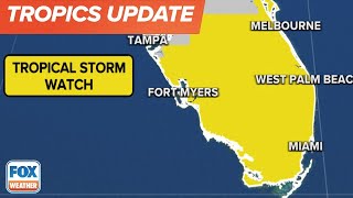 Tropical Storm Watch Issued For Parts of Florida