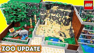 LEGO Zoo Update | Elephant \u0026 Lion Exhibits!