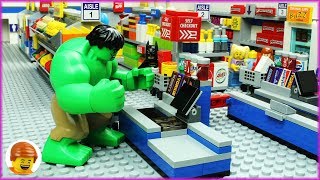 Lego Hulk Shopping Fail