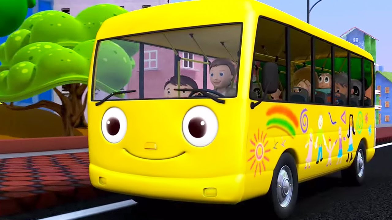 Las Ruedas Del Autobus En Ingles Canciones Infantiles De La Granja HD ...