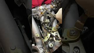 Mercedes W124 300E M103 throttle linkage Pt. 2