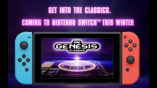 SEGA Genesis Classics is coming to Nintendo Switch!