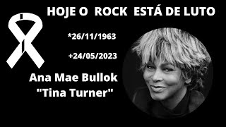 🎗LUTO - MORRE CANTORA TINA TURNER AOS 83 ANOS A RAINHA DO ROCK N'ROLL !!