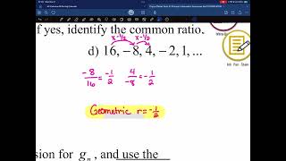 2.1 Part 2 Change in Geometric Sequences - AP Precalculus