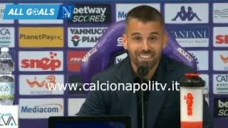 Fiorentina-Napoli 0-3 4/1/25 conferenza stampa Leonardo Spinazzola