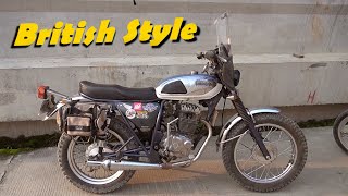 CUSTOM HONDA TIGER JADI BRITISH STYLE