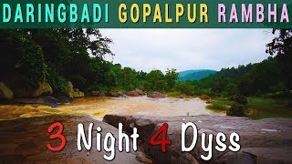 Daringbadi Tour Plan | 3 Nights 4 Days Daringbadi Tour | Gopalpur Tour