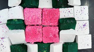 Pink, Green, White Pasted and Reformed Blocks