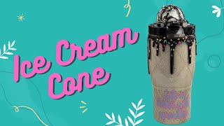 Ice Cream Cone Tumbler Tutorial