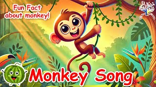 Monkey || The Animals Adventure || Cute Monkey || Monkey Song || Edufam Kids Song and Nursery Rhymes