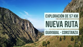 ¿Qué encontramos en la nueva ruta Guayabal-Constanza?: 57 km en 4 días