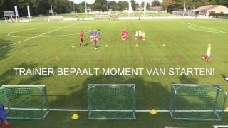 VoetbalCity Trainerscursus | 14.  dribbelen kappen scoren