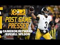 Cameron Heyward & Russell Wilson Postgame Press Conference (Week 12 at Browns) | Pittsburgh Steelers