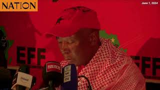 Julius Malema praises South African voters for denying ANC absolute parliamentar