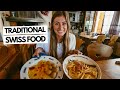 We Tried Traditional Swiss Food! Fondue, Raclette, Rösti, Älplermagronen(Swiss Mac & Cheese) + More!