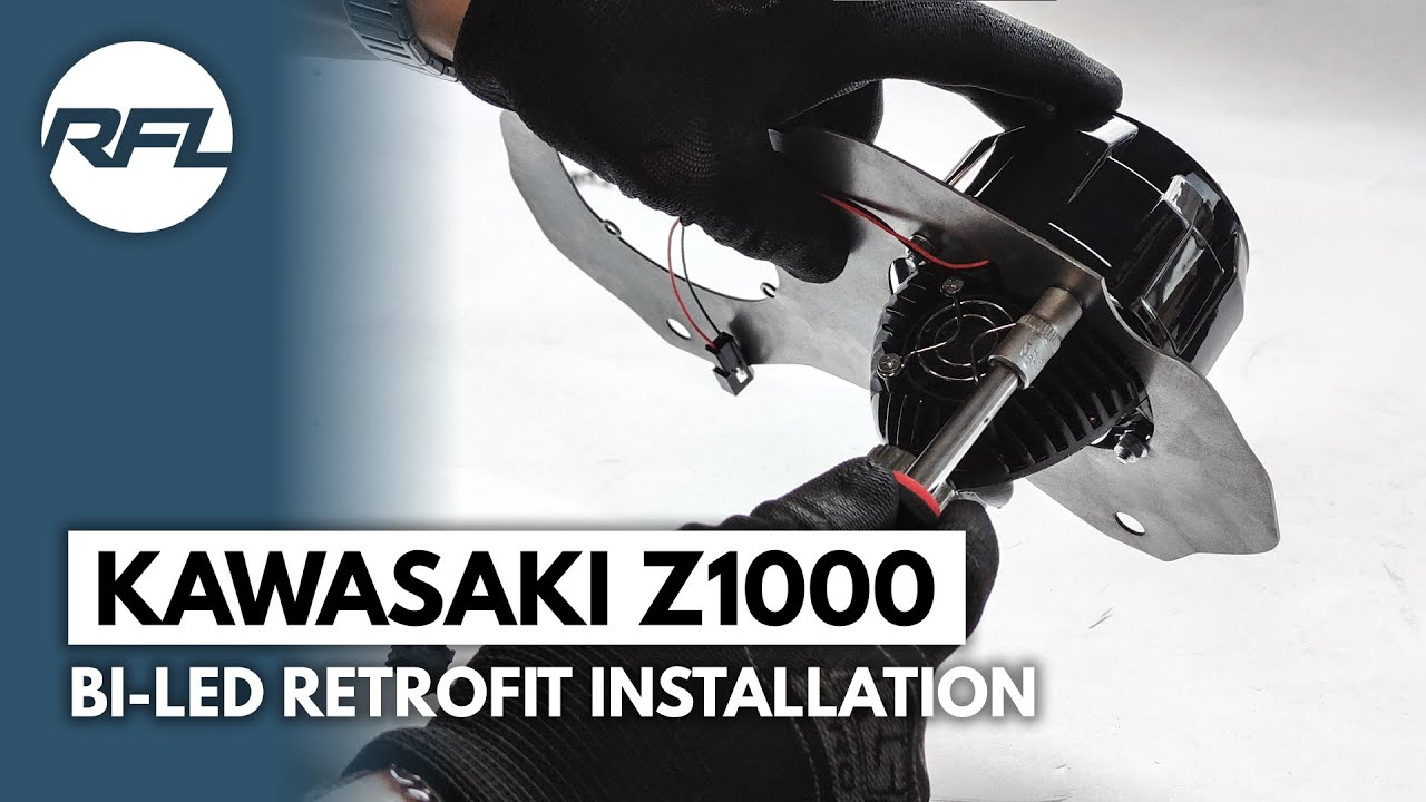 Kawasaki Z1000 2010 2013 Bi Led Retrofit Custom Diy Headlight Light