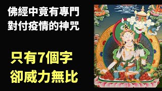 佛經中竟有專門對付瘟疫的神咒！只有7個字，卻威力無比｜佛法｜咒語｜佛經