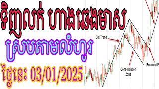 ទិញលក់ ហាងឆេងមាស ថ្ងៃនេះ03/01/2025 #gold #trading