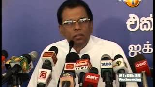 Newsfirst_SLFP is committed towards a free and fair election - Maithripala Sirisena