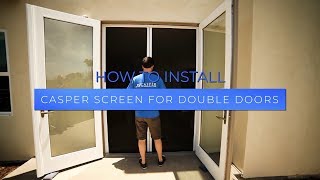 How to Install Double Door Retractable Screens | Retractable Screen