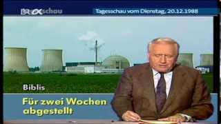 Tagesschau vom Dienstag den 20.12.1988