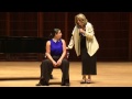 Renée Fleming Shepherd School Masterclass - Allegra De Vita, mezzo-soprano