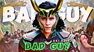 Bad Guy - Loki Edit || #lokiseason2 #marvel