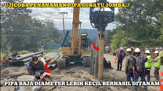 HANDS-OFF WELDERS PROCESS STEEL PIPE IN BATU JOMBA