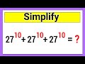 Nice Exponential Problems |Exponential Math |Olympiad Math |Simplification Math |Nitesh Eduworks