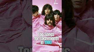 Top Songs each Month in 1980 #top10 #top10hits #80smusic