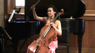 Brahms cello sonata no.2 in F major, Ying Zhang, Rio, at Yale