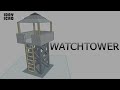 1day_1cad watchtower tinkercad design project education