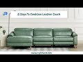 The 8 Steps You Need to Follow to Condition a Leather Couch