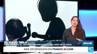 El embarazo infantil como causal para un aborto: se reabre el debate en Perú • FRANCE 24 Español